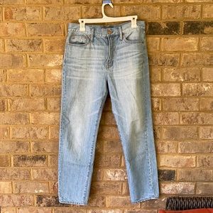 High waisted, straight leg jeans!